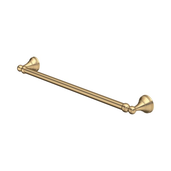 Perrin & Rowe Georgian 495mm Towel Rail - Satin Brass