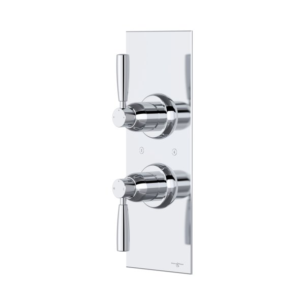 Perrin & Rowe Langbourn Concealed Thermostatic Shower Mixer With Diverter - Chrome