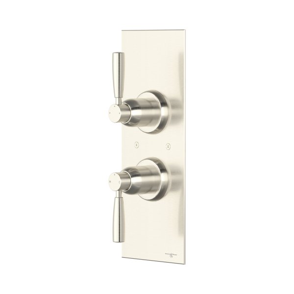Perrin & Rowe Langbourn Concealed Thermostatic Shower Mixer With Diverter - Pewter