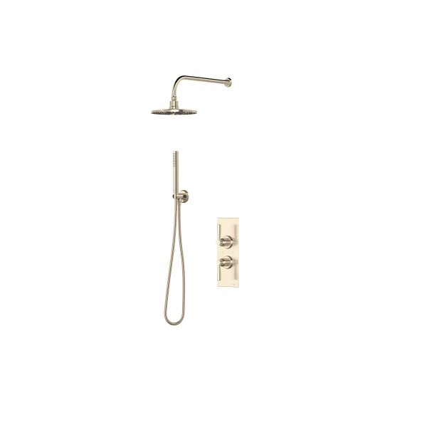 Perrin & Rowe Langbourn Shower Set 3 - Pewter