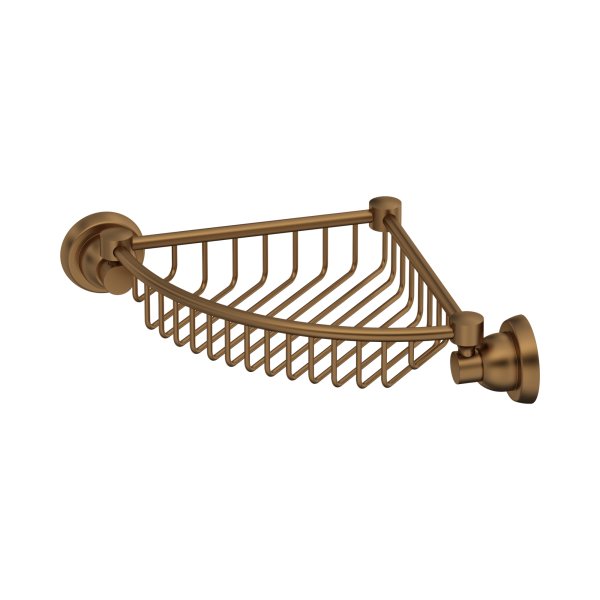 Perrin & Rowe Langbourn Corner Basket - English Bronze