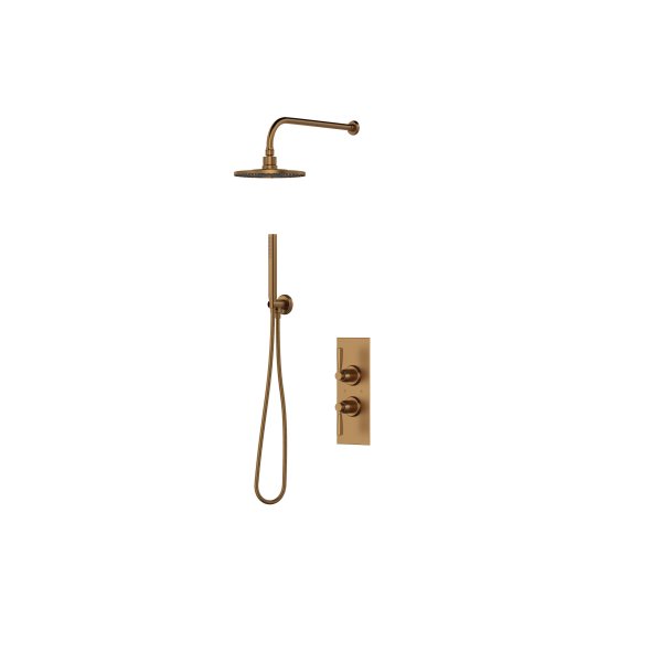 Perrin & Rowe Langbourn Shower Set 3 - English Bronze
