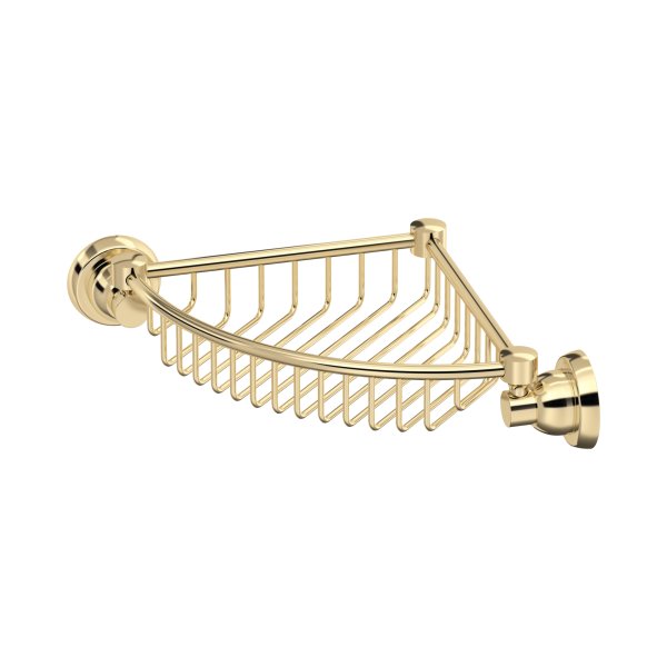 Perrin & Rowe Langbourn Corner Basket - Gold
