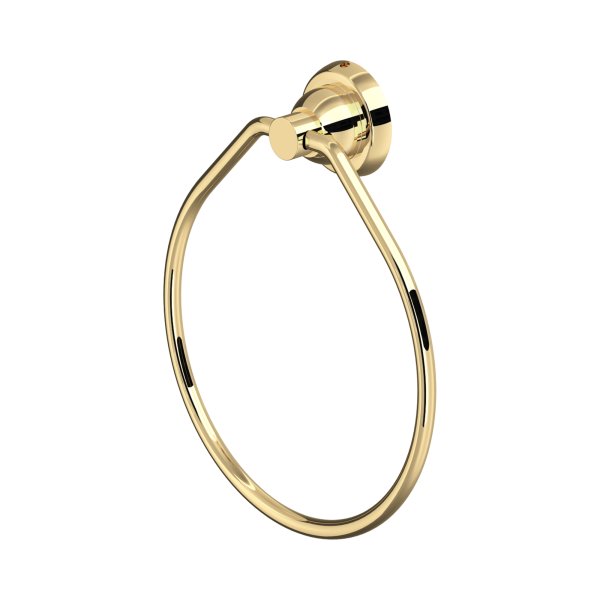 Perrin & Rowe Langbourn 150mm Towel Ring - Polished Brass