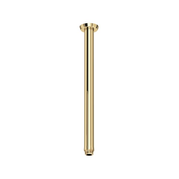 Perrin & Rowe Langbourn Ceiling Shower Outlet (300mm) - Polished Brass