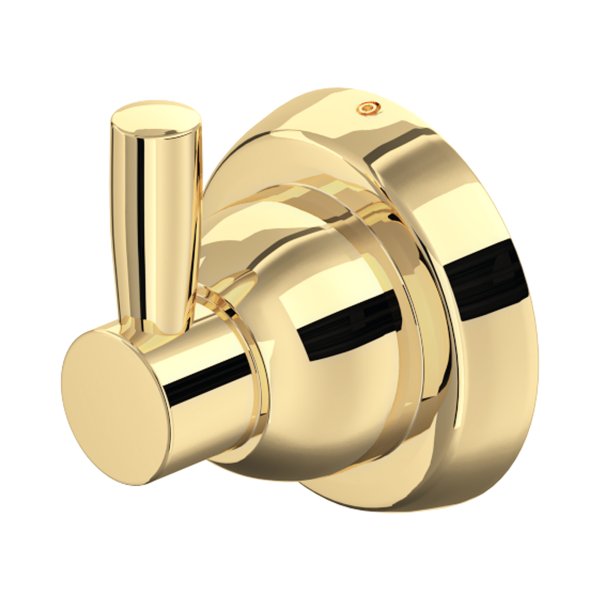 Perrin & Rowe Langbourn Single Robe Hook - Polished Brass