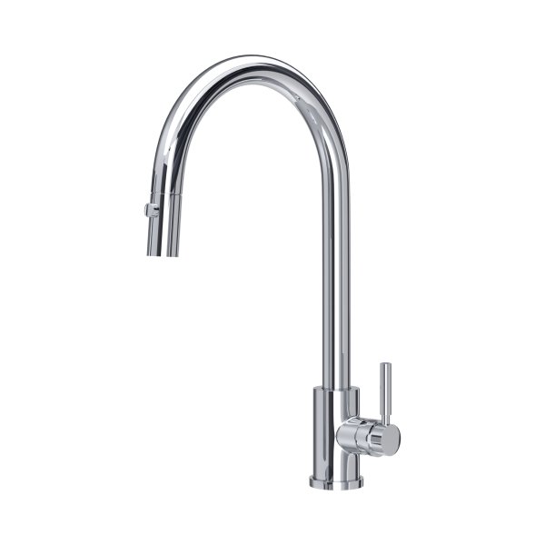 Perrin & Rowe Juliet Monobloc Sink Mixer with Pull-Down Rinse - Chrome