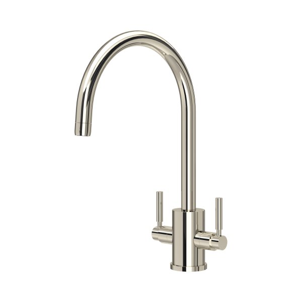 Perrin & Rowe Juliet Round Monobloc Sink Mixer - Nickel