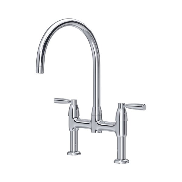 Perrin & Rowe Langbourn Bridge Sink Mixer - Chrome