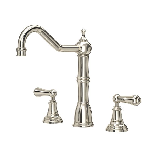 Perrin & Rowe Provence Widespread Sink Mixer - Nickel