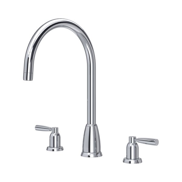 Perrin & Rowe Langbourn Widespread Sink Mixer - Chrome