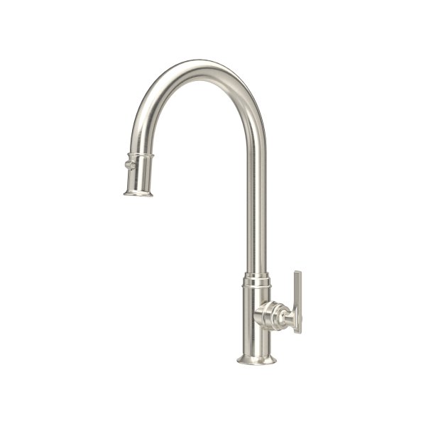 Perrin & Rowe Southbank Monobloc Sink Mixer with Pull-Down Rinse - Pewter