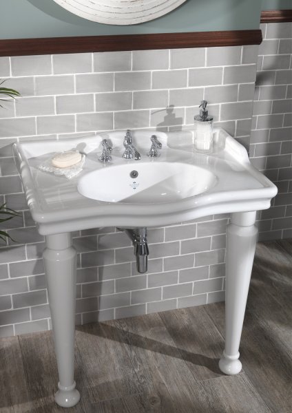 Silverdale Loxley Classic 850mm Basin - White