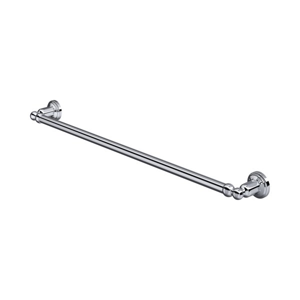 Perrin & Rowe Traditional 648mm Single Towel Rail - Chrome