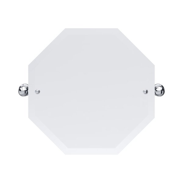 Perrin & Rowe Traditional 500 x 500mm Octagonal Mirror - Chrome