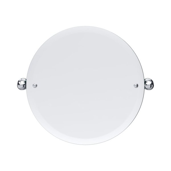 Perrin & Rowe Traditional 500mm Round Mirror - Chrome