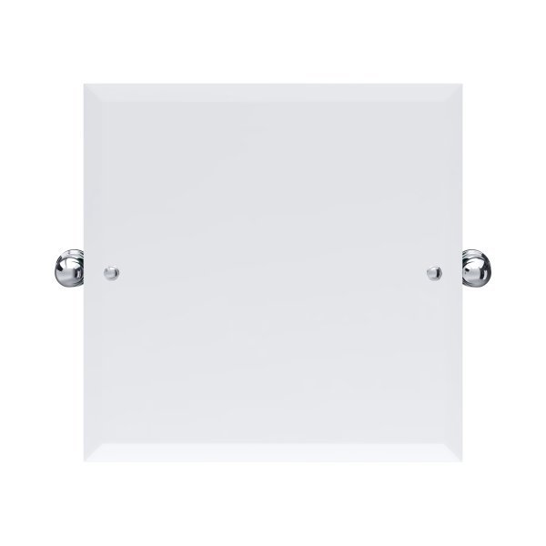 Perrin & Rowe Traditional 500mm Square Mirror - Chrome