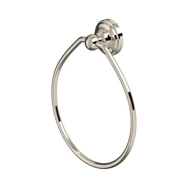 Perrin & Rowe Traditional 150mm Towel Ring - Nickel