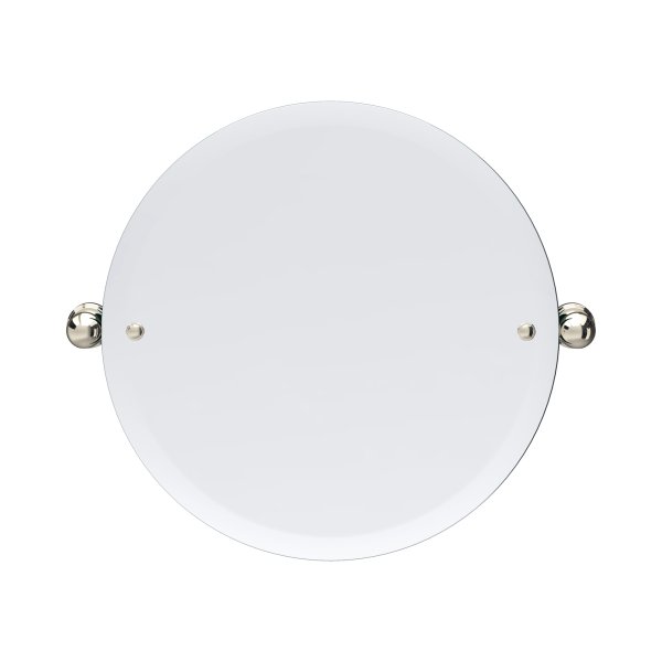 Perrin & Rowe Traditional 500mm Round Mirror - Nickel