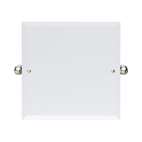 Perrin & Rowe Traditional 500mm Square Mirror - Nickel