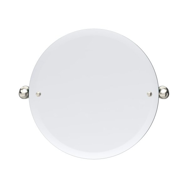 Perrin & Rowe Traditional 500mm Round Mirror - Pewter