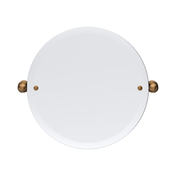 Perrin & Rowe Traditional 500mm Round Mirror - English Bronze