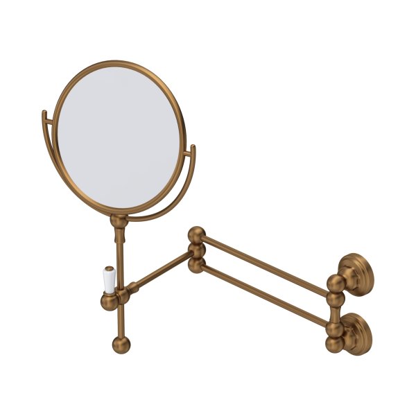 Perrin & Rowe Traditional Wall-Mounted Shaving Mirror - English Bronze