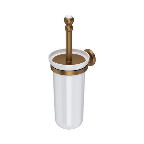 Perrin & Rowe Traditional Wall-Mounted Toilet Brush Holder - English Bronze