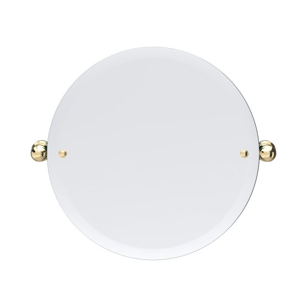 Perrin & Rowe Traditional 500mm Round Mirror - Gold