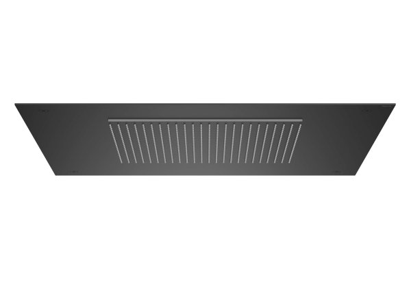 Roca Raindream 500 x 500mm Ceiling-Mounted Shower Head with Rain & Waterfall Functions - Matt Black