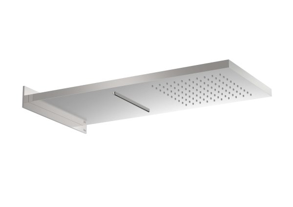 Roca Raindream 270 x 587mm Wall-Mounted Shower Head with Rain & Waterfall Functions - Stainless Steel 