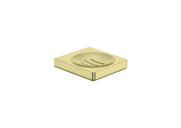 Roca Tempo Wall-Mounted Soap Dish - Brushed Brass