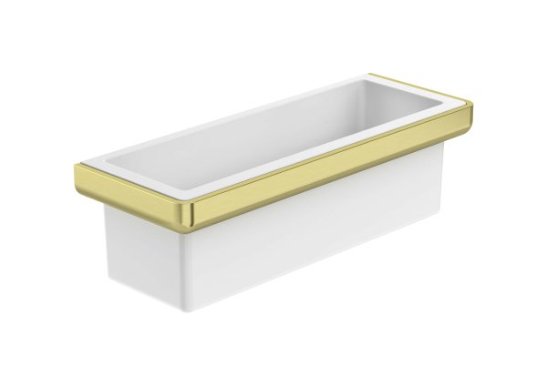Roca Tempo Container - Brushed Brass