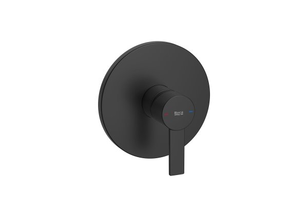 Roca Targa Built-In 1 Way Shower Mixer - Matt Black