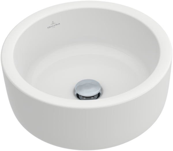 Villeroy & Boch Architectura 400mm Countertop 0 Tap Hole Basin - White Alpin