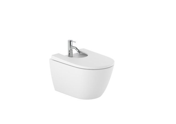 Roca Ona Wall-Hung Bidet - Matt White