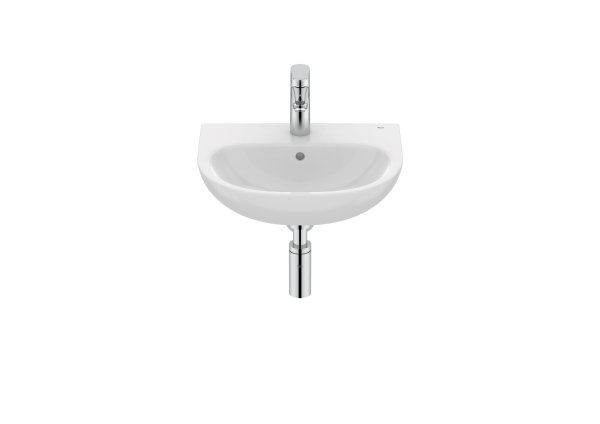 Roca Victoria 450mm Compact 1 Tap Hole Wall-Hung Basin