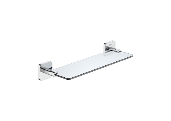 Roca Victoria 350mm Glass Shelf - Chrome