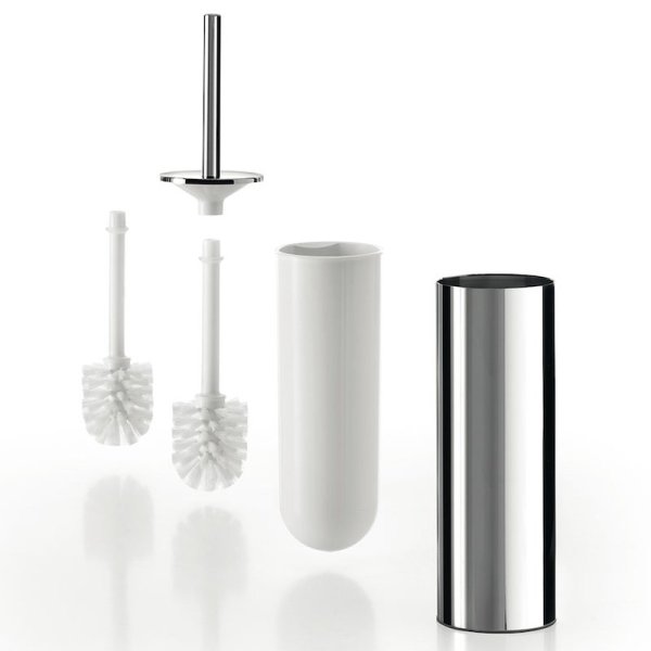 Inda My Love Toilet Brush & Holder - Chrome - Stock Clearance