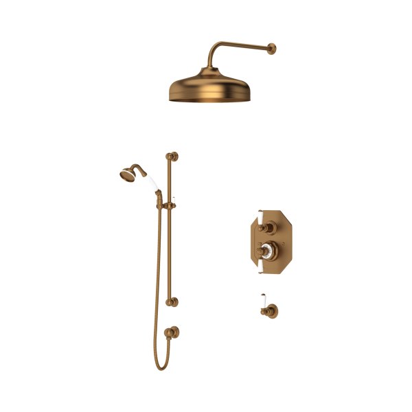 Perrin & Rowe Traditional Shower Set Two with 12
