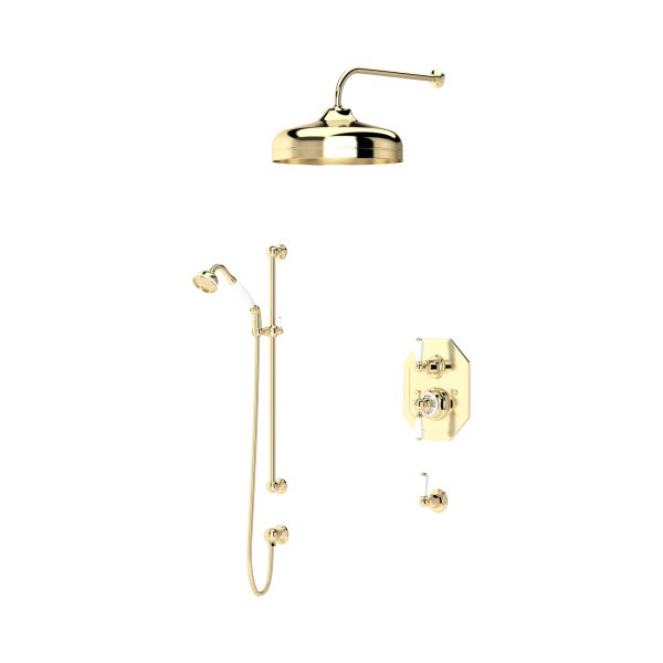 Perrin & Rowe Traditional Shower Set Two with 12
