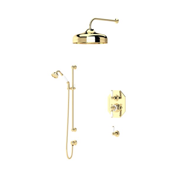Perrin & Rowe Traditional Shower Set Two with 12