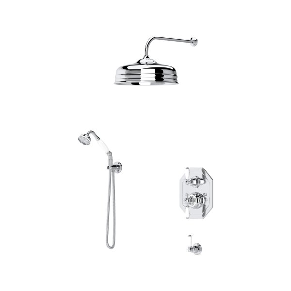 Perrin & Rowe Traditional Shower Set Four with 8