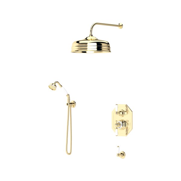 Perrin & Rowe Traditional Shower Set Four with 5