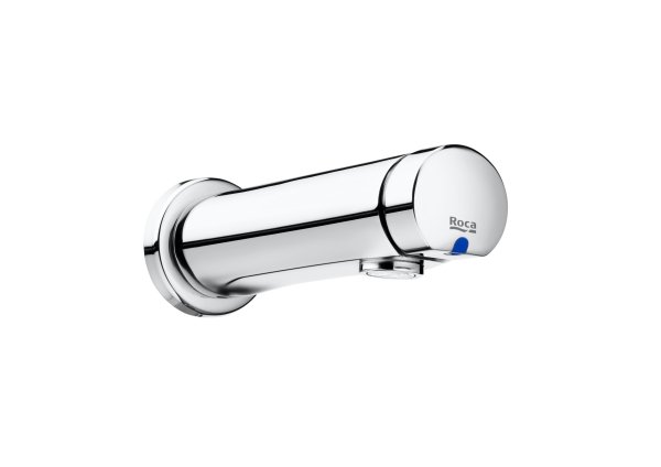 Roca Avant Self-Closing Wall-Mounted Basin Mixer with 150mm Spout