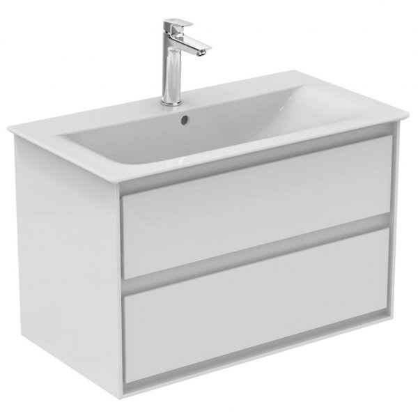 Ideal Standard Connect Air 800mm Vanity Unit (Gloss White with Matt White Interior)