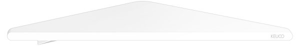 Keuco Aveno Shower Shelf Corner Model - Matt White