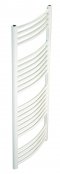 Redroom Elan Curved White 800 x 500mm Towel Radiator