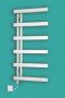 Bisque Alban Electric Left Hand Chrome 1070 x 500mm Towel Warmer