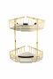 BC Designs Victrion Double Corner Shower Basket